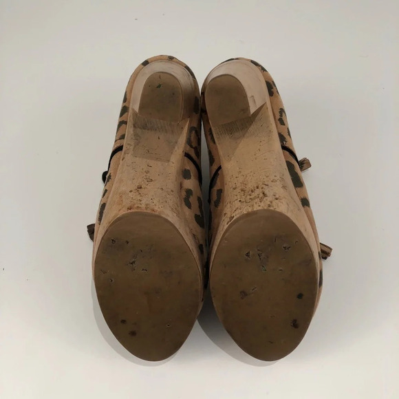 Rebecca Taylor Leone Leopard Print Heeled Booties - Picture 8 of 8